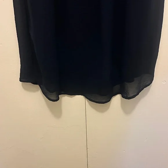 Emma & Michele Elegant dark blue Cold Shoulder Dress - Picture 7 of 8